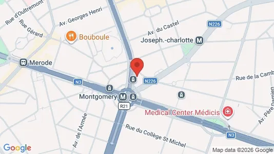 Apartments for rent i Brussels Sint-Pieters-Woluwe - kort over placeringen
