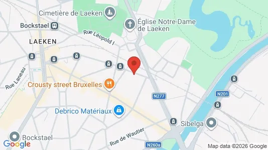 Apartments for rent i Stad Brussel - kort over placeringen