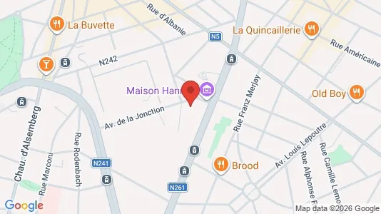 Apartments for rent i Brussels Vorst - kort over placeringen
