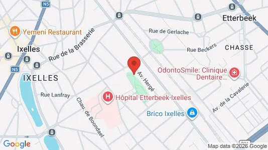 Apartments for rent i Brussels Elsene - kort over placeringen