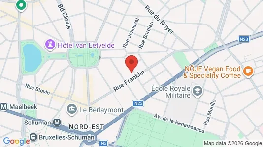 Apartments for rent i Stad Brussel - kort over placeringen