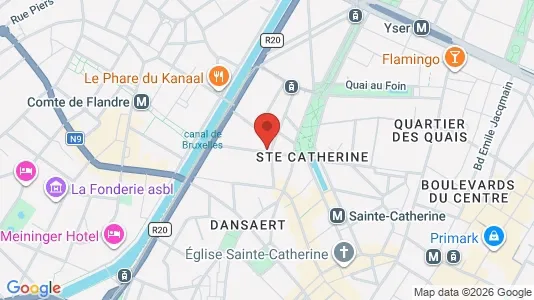 Apartments for rent i Stad Brussel - kort over placeringen