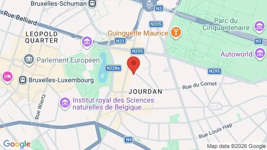 Apartments for rent i Brussels Etterbeek - kort over placeringen
