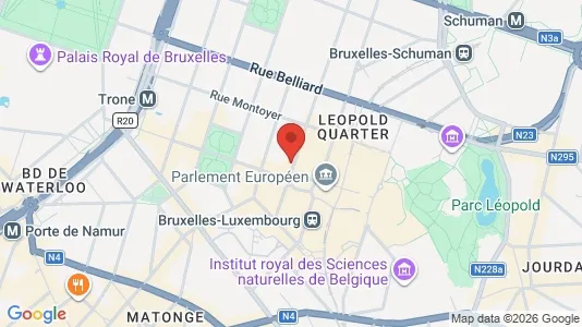 Apartments for rent i Stad Brussel - kort over placeringen
