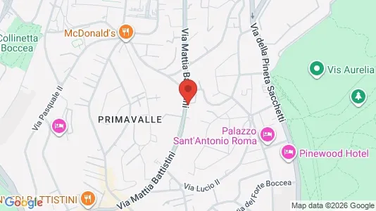 Apartments for rent i Roma Municipio XIV – Monte Mario - kort over placeringen