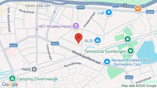 Apartments for rent in Knokke-Heist - Photo from Google Street View