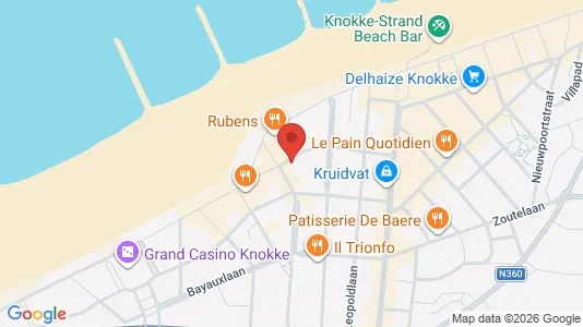 Apartments for rent in Knokke-Heist - Photo from Google Street View