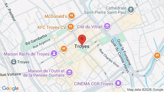 Apartments for rent in Troyes - Photo from Google Street View