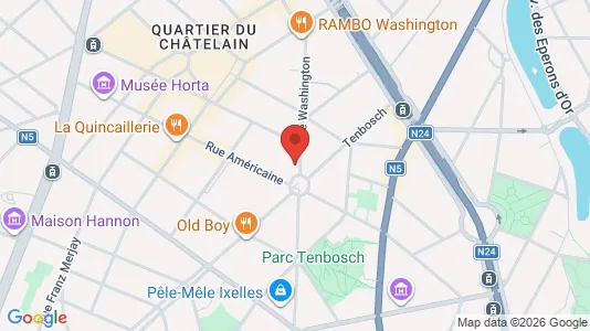 Apartments for rent i Brussels Elsene - kort over placeringen