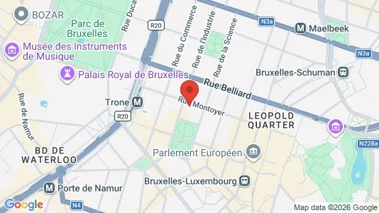 Apartments for rent i Stad Brussel - kort over placeringen
