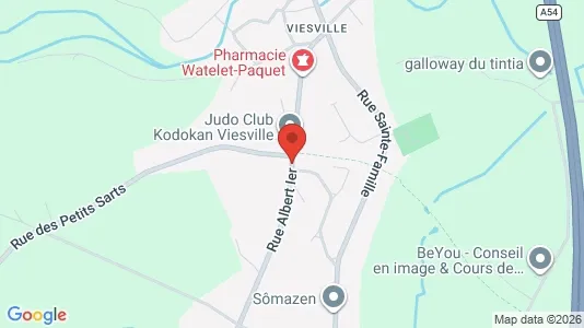 Apartments for rent i Pont-à-Celles - kort over placeringen