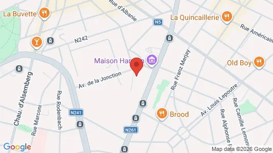 Apartments for rent i Brussels Vorst - kort over placeringen