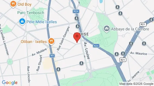 Apartments for rent i Stad Brussel - kort over placeringen