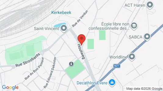 Apartments for rent i Stad Brussel - kort over placeringen