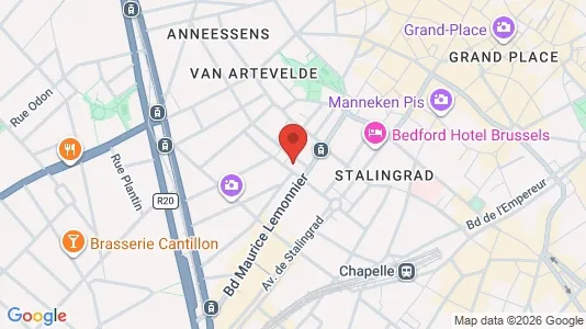 Apartments for rent i Stad Brussel - kort over placeringen