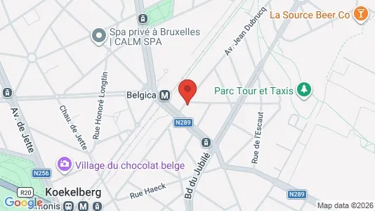 Apartments for rent i Brussels Sint-Jans-Molenbeek - kort over placeringen