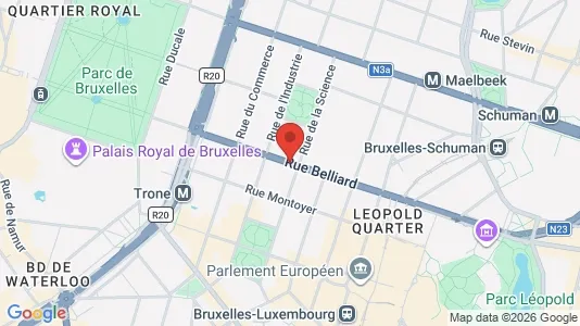 Apartments for rent i Stad Brussel - kort over placeringen
