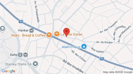 Apartments for rent i Brussels Oudergem - kort over placeringen