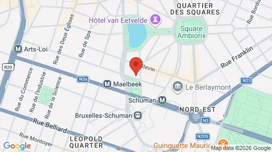 Apartments for rent i Stad Brussel - kort over placeringen