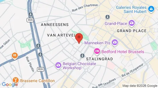 Apartments for rent i Stad Brussel - kort over placeringen
