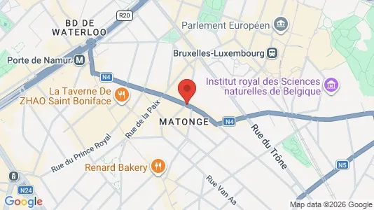Apartments for rent i Brussels Elsene - kort over placeringen