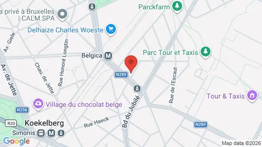 Apartments for rent i Brussels Sint-Jans-Molenbeek - kort over placeringen