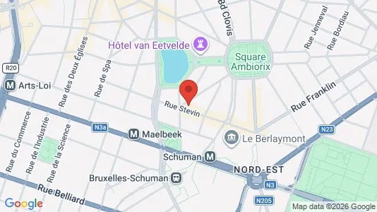 Apartments for rent i Stad Brussel - kort over placeringen