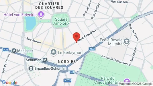 Apartments for rent i Stad Brussel - kort over placeringen