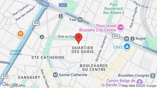 Apartments for rent i Stad Brussel - kort over placeringen