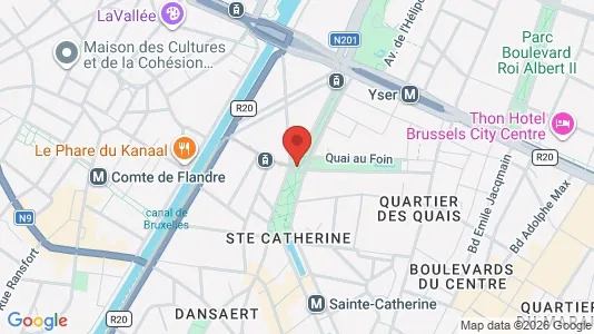 Apartments for rent i Stad Brussel - kort over placeringen