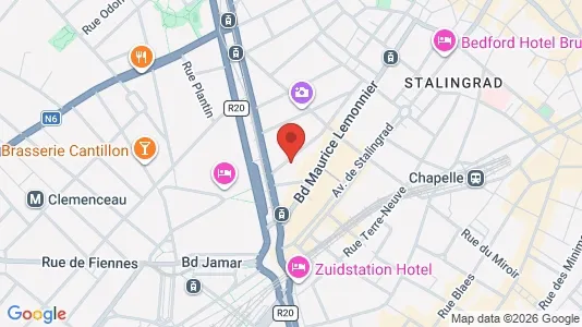 Apartments for rent i Stad Brussel - kort over placeringen