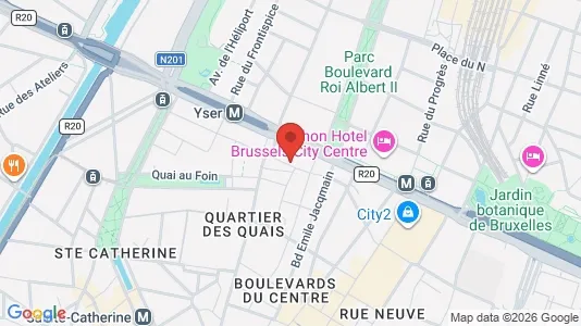 Apartments for rent i Stad Brussel - kort over placeringen