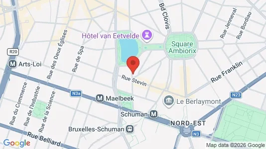 Apartments for rent i Stad Brussel - kort over placeringen