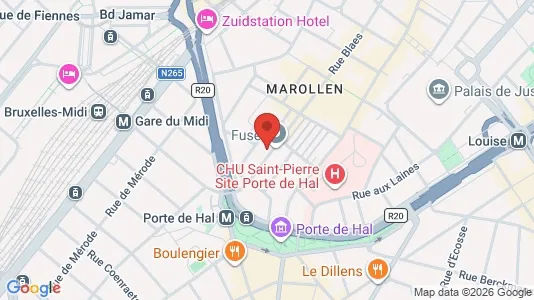 Apartments for rent i Stad Brussel - kort over placeringen