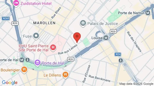Apartments for rent i Stad Brussel - kort over placeringen