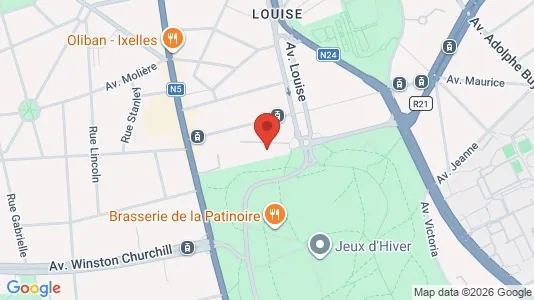 Apartments for rent i Stad Brussel - kort over placeringen