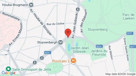 Apartments for rent i Stad Brussel - kort over placeringen