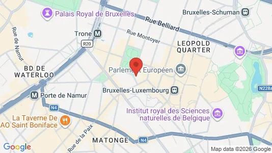Apartments for rent i Brussels Elsene - kort over placeringen