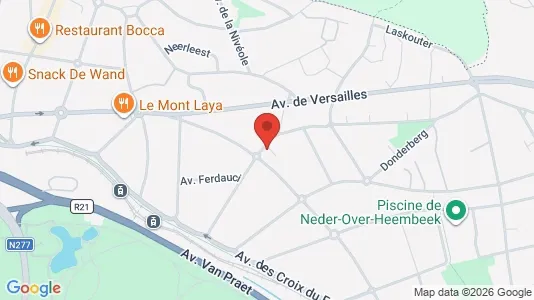 Apartments for rent i Stad Brussel - kort over placeringen