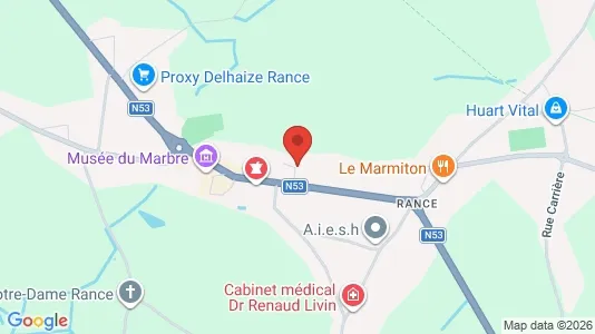 Apartments for rent i Sivry-Rance - kort over placeringen