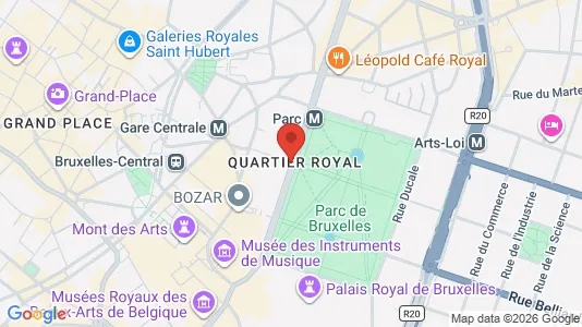Apartments for rent i Stad Brussel - kort over placeringen