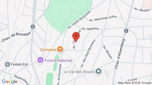 Apartments for rent i Brussels Vorst - kort over placeringen