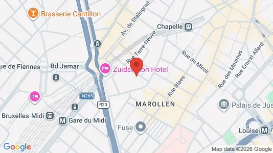 Apartments for rent i Stad Brussel - kort over placeringen