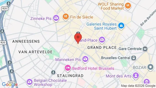 Apartments for rent i Stad Brussel - kort over placeringen
