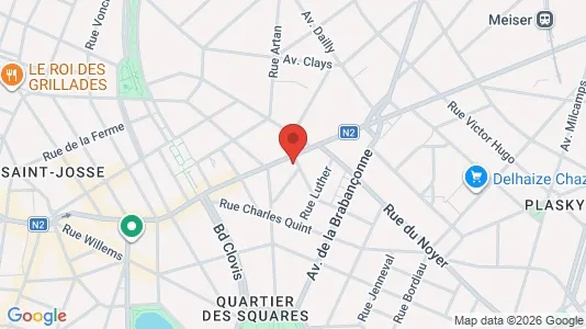 Apartments for rent i Stad Brussel - kort over placeringen
