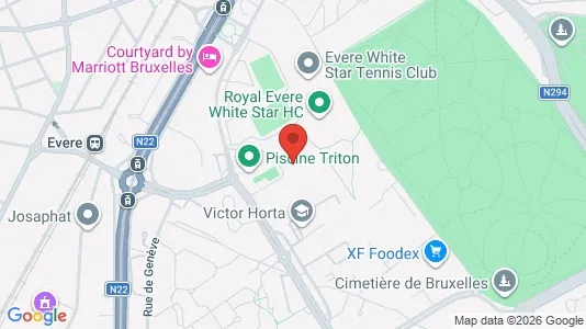 Apartments for rent i Brussels Evere - kort over placeringen