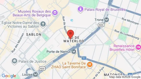 Apartments for rent i Stad Brussel - kort over placeringen
