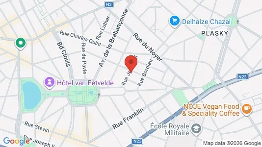 Apartments for rent i Stad Brussel - kort over placeringen