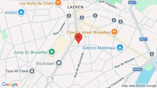 Apartments for rent i Stad Brussel - kort over placeringen