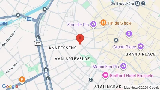 Apartments for rent i Stad Brussel - kort over placeringen